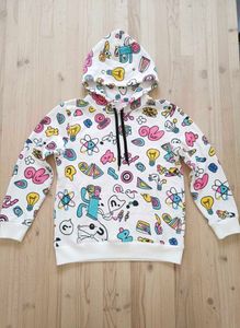 Fun Graphic Print Hoodie