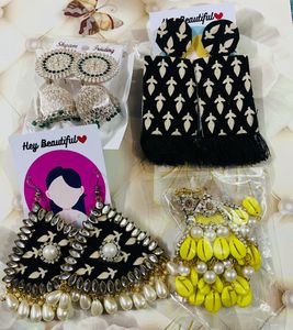 Jewellery Set 4 Combo Earrings