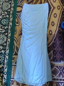 Blue mermaid Style Maxi Skirt With No Damage.