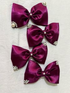 Cute Purple Hair Bows