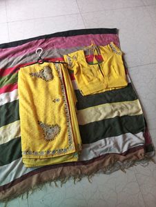 Saree Heavy Bilkul New