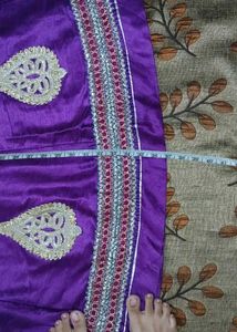 Purple Ethnic Skirt