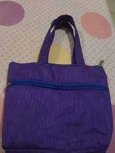 Purple Paithani Handbag