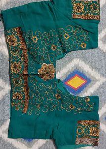 Green Heavy Saree