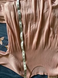 Pleated Pink Tunic Top