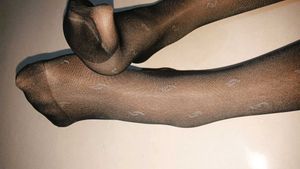 ( Used ) Ripped Black Tights