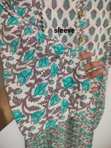 Floral Print Cotton Kurti