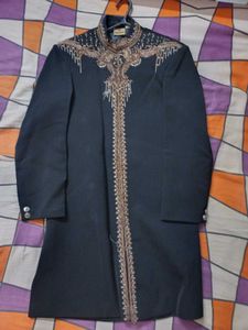Elegant Black Sherwani