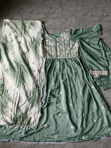 Embroidery Work 3 Piece Party Wear