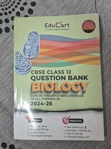 Educart Questions Bank Class 12 PCB