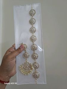 Beautiful Maatha Patti With Maang Teeka Set