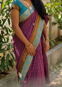 Good condition Saree , Slightly Feaded Border