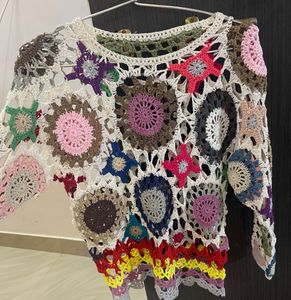 Crochet Colorful Top