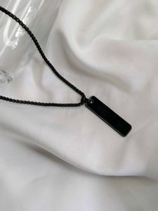 Black Pendant Necklace