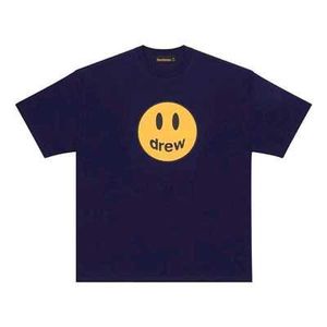 Navy Blue Printed Tshirt For Men
