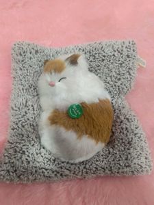 Cute Sleeping Hamster Plush Toy