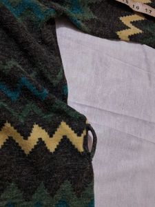 Chevron Knit Mini Dress