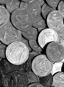 1 Rs Old Coin Unc 30 Pcs