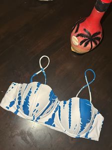 Blue Bikini Bralette