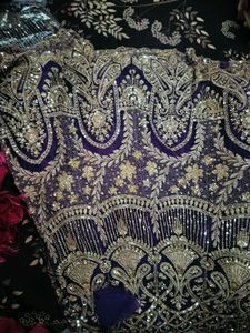 Purple Embellished Lehenga Choli