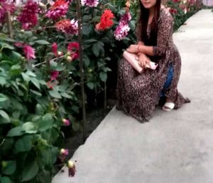 Check Leopard  Print Maxi dress👗