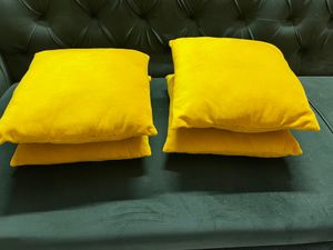 4 Yellow Classy Cushions⭐️❤️