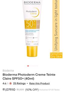 Bioderma SPF 50+ Sunscreen
