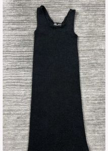 Elan black bodycon knitted dress