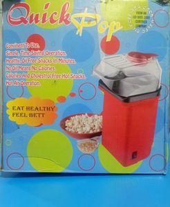 Hot Air Oil Free Popcorn and Snack Maker, Instant