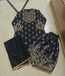 Sharara With Dupatta N Shirt