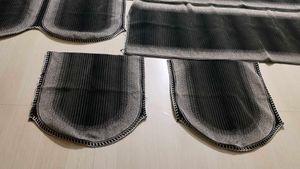 Heavy Beautiful Black And Gray 8pc Sofa Cover
