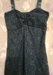 Chic Black Lace Top
