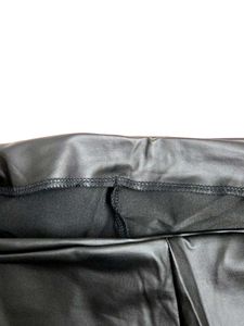 Black Faux Leather Leggings