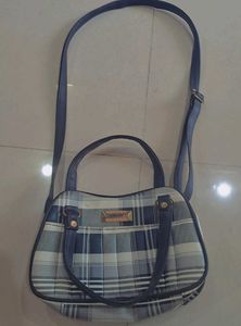 Flauntit Plaid Handbag