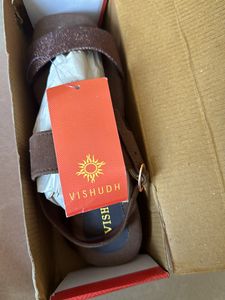 Brown Glittery Flats