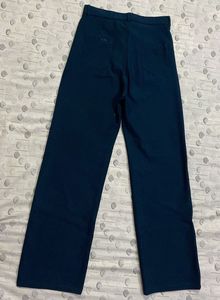Teal Blue Straight Leg Pants