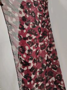Elegant Floral Print Scarf