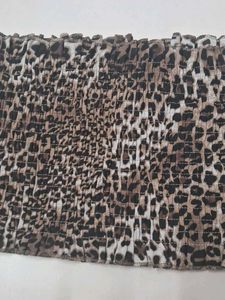 Leopard Print Tube Top