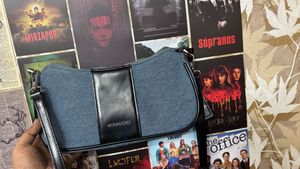 Miraggio Denim Shoulder Bag