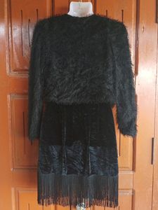 Angora Open Crop Sweater