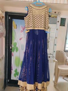 Blue &amp; Gold plazo set
