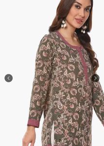Floral Print Kurta