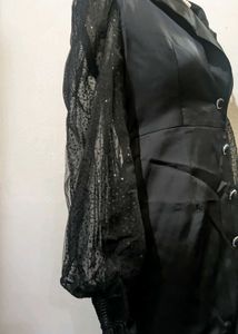 Black Collared Dress