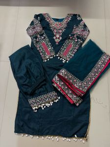 Elegant Embroidered Kurta Set
