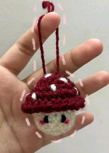Kawaii Mushroom Key Charm