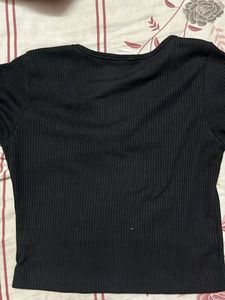 Black Crop Top