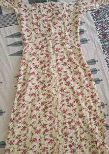 Floral Print Mini Dress