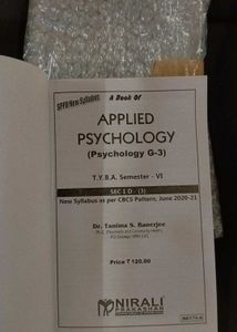 Digest For Applied Psychology (G-3) T.Y.B.A