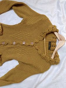 Vintage Knit Cardigan 💛