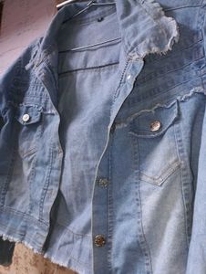 Sky Blue Denim Jacket.
